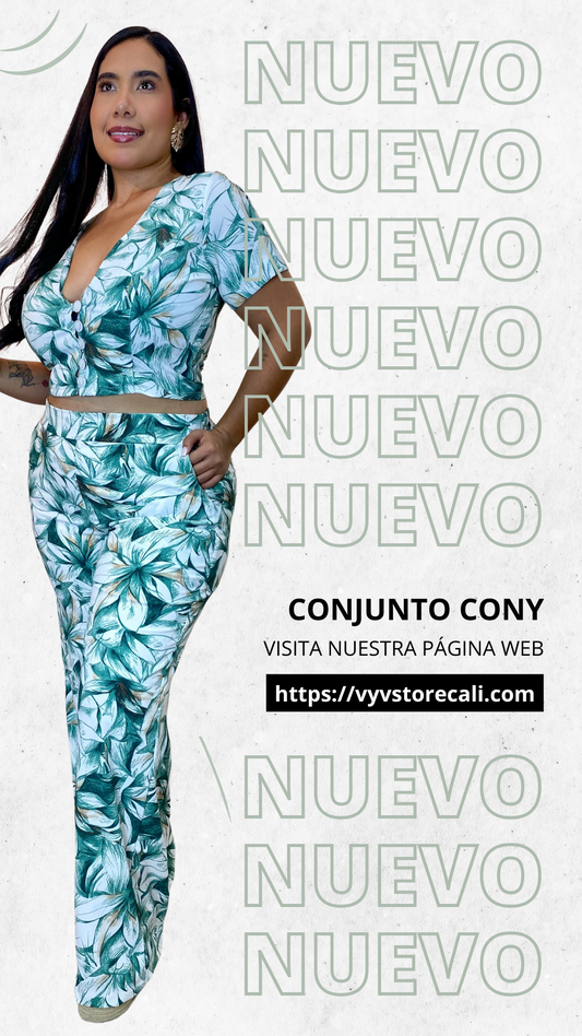 Te presentamos este hermoso conjunto CONY de dos piezas 😍