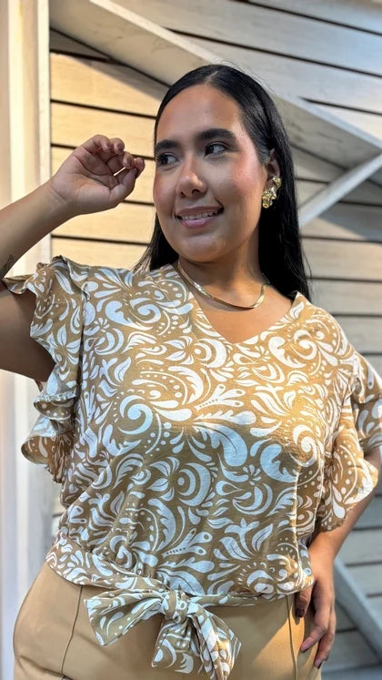 BLUSA CRISTAL - ¡Luce fresca, femenina y poderosa!