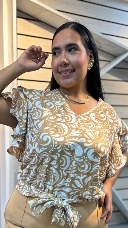 BLUSA CRISTAL - ¡Luce fresca, femenina y poderosa!