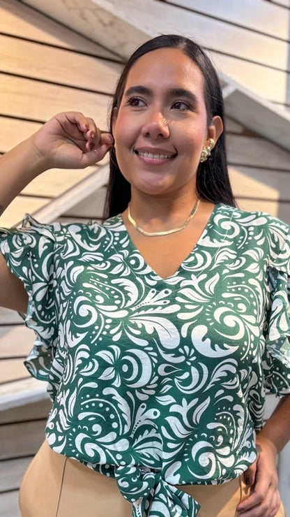 BLUSA CRISTAL - ¡Luce fresca, femenina y poderosa!